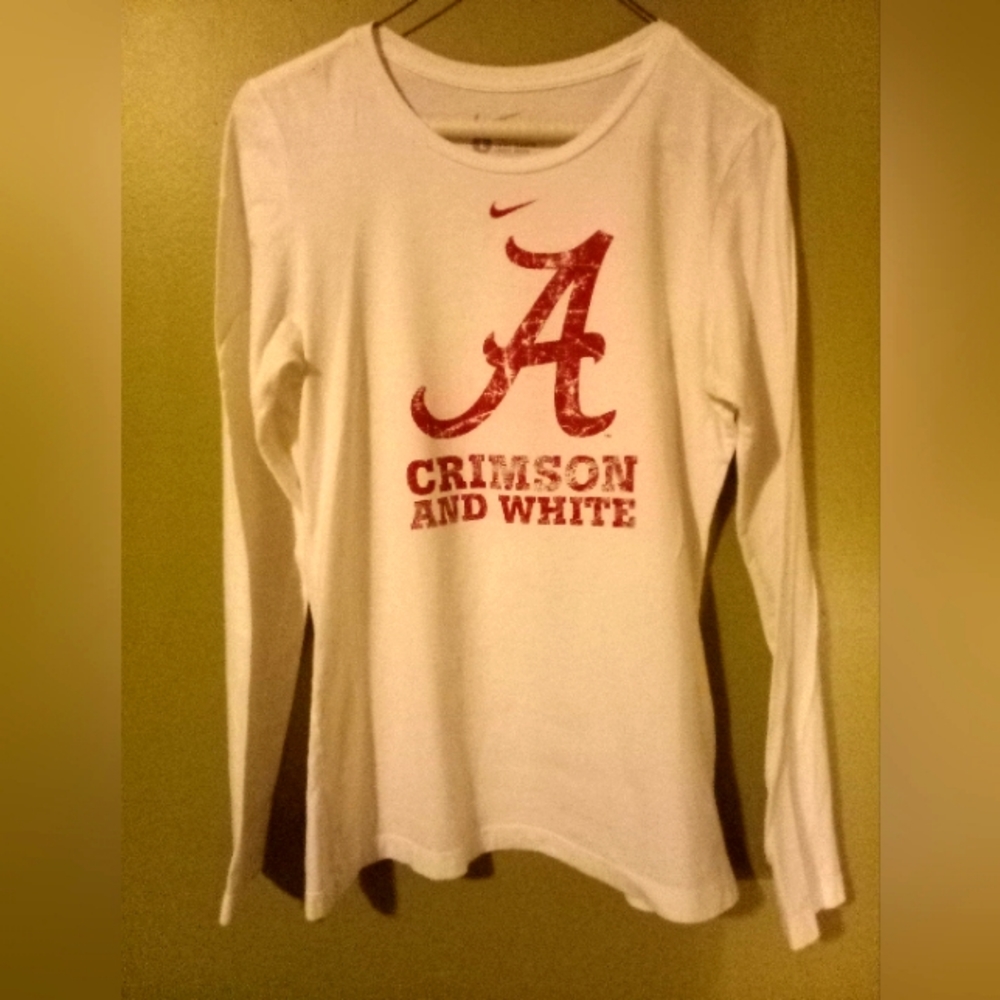 Nike Girls Alabama Crimson Tide Long Sleeve Size 12-14